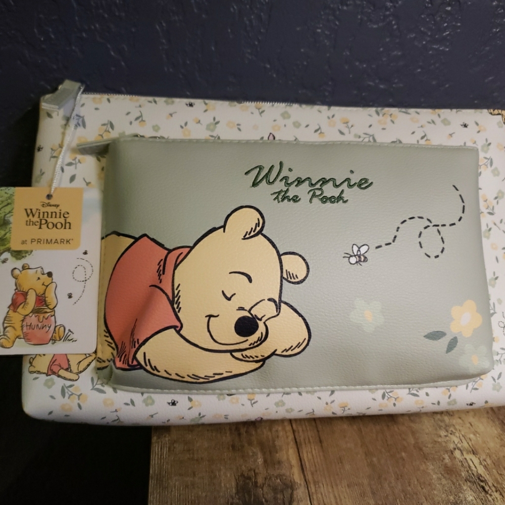Primark Winnie The Pooh Disney Travel Bag Double Zippee New With Tags